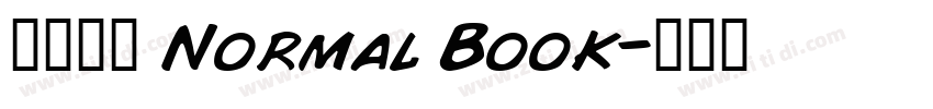 未來熒黑 Normal Book字体转换